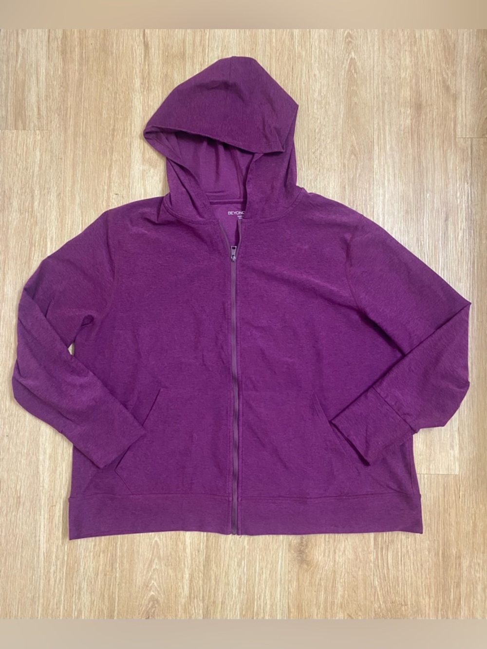 Beyond Yoga Purple Zip Hoodie